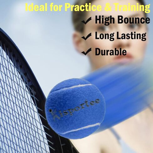 كرة تنس، 18 حزمة من كرات التنس للتدريب المتقدم، كرات تنس للكلاب، كرات لعب للكلاب الأليفة، كرات تنس للمبتدئين تأتي مع حقيبة كرات، ترتد بشدة، قابلة للثني in Kuwait