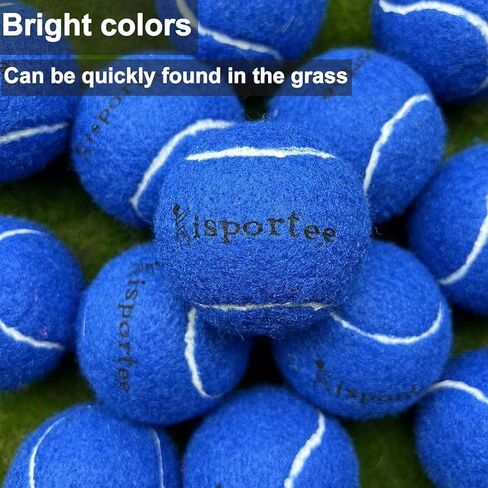 كرة تنس، 18 حزمة من كرات التنس للتدريب المتقدم، كرات تنس للكلاب، كرات لعب للكلاب الأليفة، كرات تنس للمبتدئين تأتي مع حقيبة كرات، ترتد بشدة، قابلة للثني in Kuwait