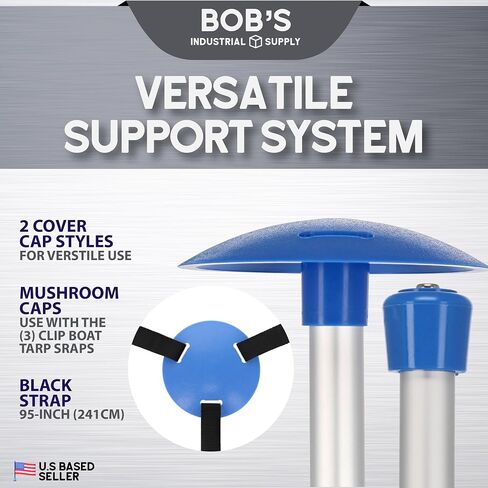 BISupply Adjustable Boat Cover Support Poles with Straps - 1pk 23.5-56in Fishing Extendable Boat Cover Pole Support Set in Saudi Arabia