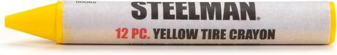 Steelman White Tire Marking Crayons for Mechanics, Mark Tire Damage, Box of 12 in Saudi Arabia