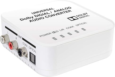 J-Tech Digital تايوان صنع جهاز فك ترميز الصوت ثنائي الاتجاه SPDIF Toslink محول Dolby Digital Converter Downmixer الصوت الرقمي البصري إلى التناظري والتناظري إلى الصوت الرقمي المحوري Dac in Saudi Arabia