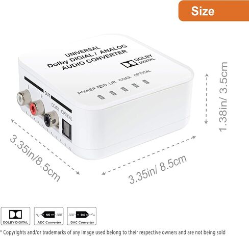 J-Tech Digital تايوان صنع جهاز فك ترميز الصوت ثنائي الاتجاه SPDIF Toslink محول Dolby Digital Converter Downmixer الصوت الرقمي البصري إلى التناظري والتناظري إلى الصوت الرقمي المحوري Dac in Saudi Arabia