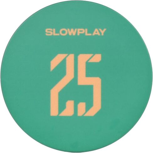SLOWPLAY Godel Ceramic Poker Chips in Bulk, Casino Grade Ceramic Poker Chip for Texas Hold'em, Professional Chips Pack of 50 in Saudi Arabia
