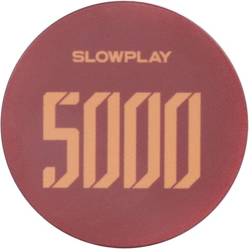 SLOWPLAY Godel Ceramic Poker Chips in Bulk, Casino Grade Ceramic Poker Chip for Texas Hold'em, Professional Chips Pack of 50 in Saudi Arabia