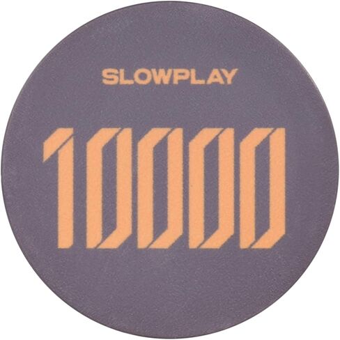 SLOWPLAY Godel Ceramic Poker Chips in Bulk, Casino Grade Ceramic Poker Chip for Texas Hold'em, Professional Chips Pack of 50 in Saudi Arabia