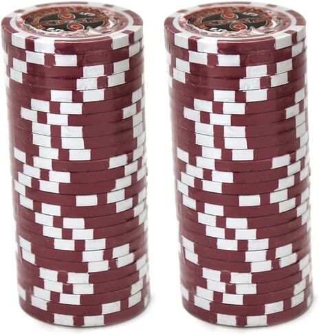 Brybelly The Ultimate Poker Chip Holo Inlay Heavyweight 14-Gram Clay Composite - Pack of 50 in Saudi Arabia