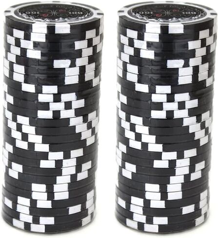 Brybelly The Ultimate Poker Chip Holo Inlay Heavyweight 14-Gram Clay Composite - Pack of 50 in Saudi Arabia