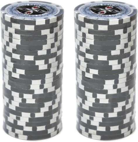 Brybelly The Ultimate Poker Chip Holo Inlay Heavyweight 14-Gram Clay Composite - Pack of 50 in Saudi Arabia