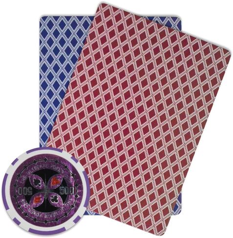 Brybelly The Ultimate Poker Chip Holo Inlay Heavyweight 14-Gram Clay Composite - Pack of 50 in Saudi Arabia