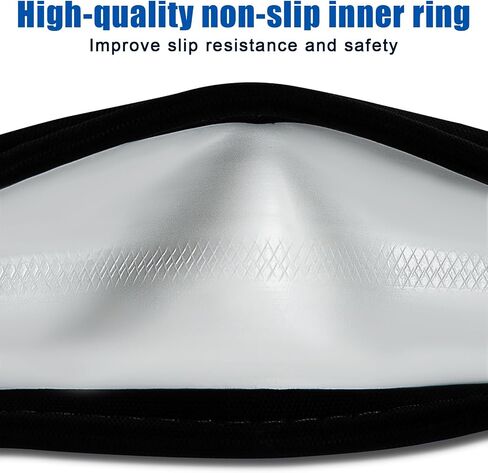 Car Steering Wheel Cover, Anti-Slip Leather Steering Wheel Covers for Diameter 14 1/2 to 15 Inch Car Wheel Covers, PU+PVC Universal Wheel Cover for Car Truck Accessories, Black in Saudi Arabia