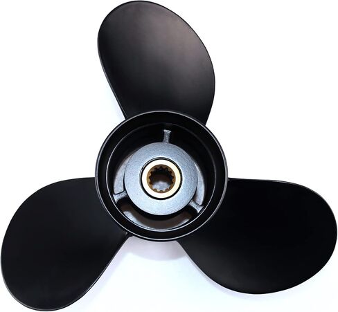 مروحة القارب تناسب محركات Johnson Evinrude 40-140 HP، 13 دعامة خارجية للأسنان، RH، الألومنيوم، مراوح OEM لـ 50 60 E-TEC 65 70 75 85 88 90 100 110 112 115 120 125 135 HP in Saudi Arabia