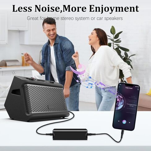 عازل ضوضاء بحلقة أرضية مع كابل مقبس صوت 3.5 مم، فلتر ضوضاء، مزيل هوم، تخلص من الضوضاء الطنانة لنظام الصوت/الصوت المنزلي في سيارتك، ومكبرات الصوت - التوصيل والتشغيل in Kuwait