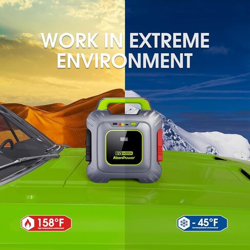 6000A Super Capacitor Battery-Les Jump Starter لسيارة 12 فولت، مكثف فائق مدمج 6 * 3000F، لا حاجة للشحن المسبق، آمن للغاية، جاهز دائمًا لبدء تشغيل جميع السيارات 12 فولت in Kuwait