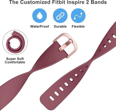 3 عبوات من أساور السيليكون المتوافقة مع سوارين Fitbit Inspire 2 للنساء والرجال، أشرطة معصم رياضية بديلة قابلة للتعديل لـ Fitbit Inspire 2 / Ace 3 (أسود/أزرق داكن/رمادي) in Kuwait