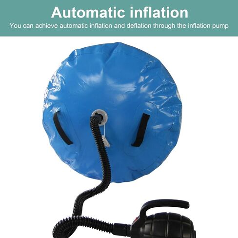Air Barrel Gymnastics Track Roller 3.3FT, JINSPORT 2Ft Diameter Backhandspring Spot Trainer with Electric Air Pump, Cheer Mat for Tumbling, Inflatable Thick Pad for Home, Kids, Girls in Saudi Arabia
