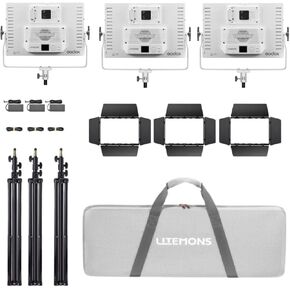 Godox Litemons LP1200R 120W RGB LED 3-Light Panel Kit