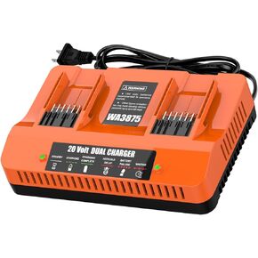 Powilling WA3875 Replace Worx 20v Lithium Battery Charger Compatible with Worx 20v Batteries Wa3757 Wa3578 WA3525 Wa3522 WA3544