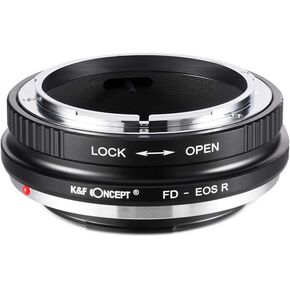 K&F Concept Lens Mount Adapter for Canon FD FL Lens to Canon EOS R Camera Body