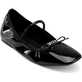 DKNY Women's Dale-Ballet Flat Everyday Cushioned Insole Footwear Mule