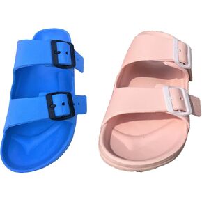 J-Slips Buckle Sandals for Women and Men - Comfortable Sandals for Beach, Summer, and Shower - Waterproof Adjustable Slides, Sandalias