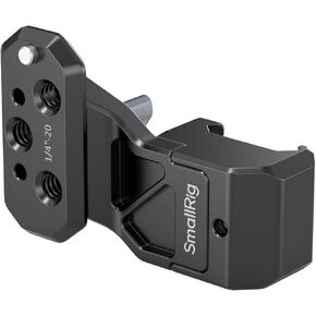 SmallRig Side Handle Extension Adapter Part with NATO Clamp, for NATO Rails, Cages with Built-in NATO Rails, Mounting Plates, with 1/4"-20 Threaded Holes and 1/4"-20 Locating Holes - 4458