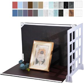 Photo Backdrops Small Product Photography: 12pcs/24color Tabletop Paper Background kit for Food Picture - with Shadow Boards Props for Content Creator,Online Seller. (16x11.5inch Plus)