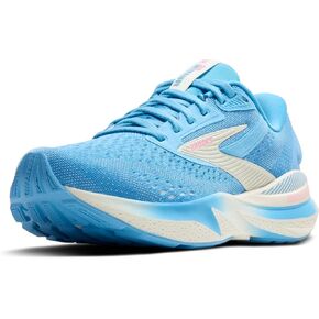 Brooks Women’s Adrenaline GTS 24 Supportive Running Shoe - Bonnie Blue/Grey/Pink - 10.5 Medium