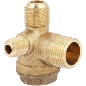 Brass Air Compressor Check Valve Male Thread 90 Degree Normal Pressure Spare Parts 20 * 14 * 10mm