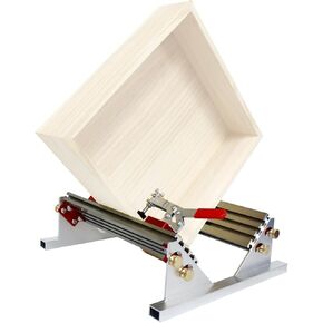 Cabinet Installation Clamp, 90 Degree Right Angle Drawer Clamp Positioner with 4 Flip Limiters, 1/2-16Inch Adjustable Drawer Jig Locator, Aluminum Alloy Spline Clamp for Table Saws