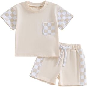 Toddler Baby Girl Summer Outfit Short Sleeve T Shirt Top Casual Shorts Set Infant Newborn Clothes 6 12 18 24 Month