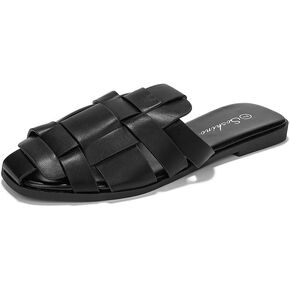 Womens Flat Sandals Summer Closed Toe Fisherman Sandals