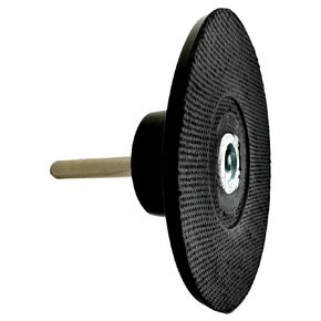 3" Disc Pad Holder with ¼" Shank, Die Grinder Sanding Suitable for Roloc, Type R, R-Type Quick Change Medium Disc Attachments for Polishing, Sanding & Surface Preparation