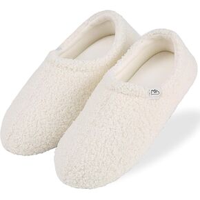 Home Slipper Memory Foam Slippers for Women Curly Fuzzy Bedroom House Shoes Non-slip Indoor Slipper Booties