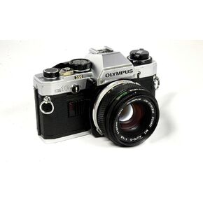 Olympus OM-10 OM10 35mm SLR Film Camera مع Lens Mount System Mount Mount
