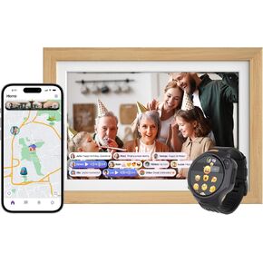 Smart WiFi Digital Photo Frame myFirst Frame Live 10 Inch 1280x800 LCD Touch Screen, Auto-Rotate Portrait and Landscape, 32GB Memory with Cloud Storage, Share Moments Instantly via myFirst Circle App