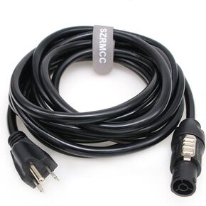 SZRMCC Neutrik Power Cable for Aputure LS 1200d Pro/ LS600d Pro/ 300x / 300d ii/Nova P300c / 600d/ 600x Pro LED Light 16A 250V (10m)