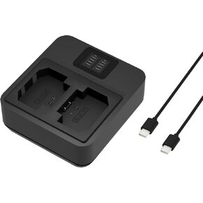 LC-E10 Charger Compatible with Canon LP-E10 Battery EOS Rebel T7,T6,T5,T3,T100,4000D,3000D,2000D,1500D,1300D,1200D Camera (Black)