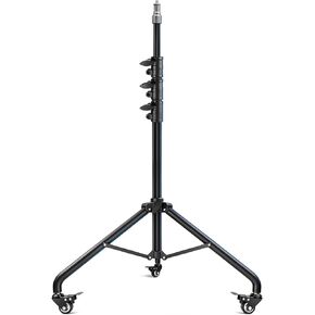 MACTREM 75 inch Ring Light Tripod Stand with 3 Silent 360° Rotatable Casters for Easy Movement,Tripod Stand Ring Light