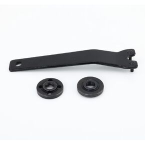 Angle Grinder Nut Angle Grinder Wrench Kit 5/8 Flange M10 Metal Lock Nut Compatible with Wrench, 2 Sets