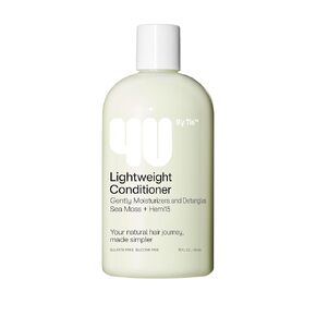 4U by Tia Lightweight Detangling Conditioner - Curly, Kinky, Coily 3A-4C Hair - Hemi15 & Sea Moss Sulfate Free Nourishing Conditioner with Natual Ingredients - Ideal for Braiding (13 fl oz)