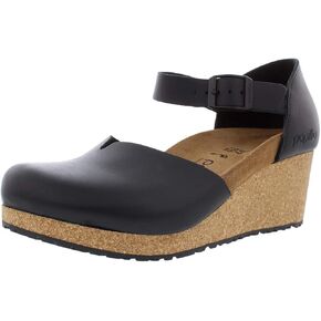 New Papillio Women's Mary Wedge Black Leather 38 N in Kuwait
