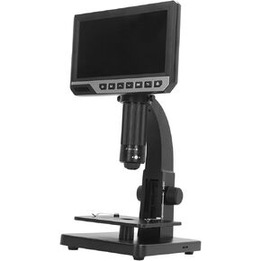 Digital Microscope 7 Inch Large Screen Digital HD Microscope 2000x Microscope for Mobile Phone Circuit Board Repair Maintenance Observations