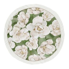 Sweet Jojo Designs Sage Green Boho Flower Floral Girl Baby Play Mat Tummy Time Activity Infant Playmat Playpen Tent Teepee Floor Ivory Shabby Chic Bohemian Watercolor Garden Nature Modern Elegant