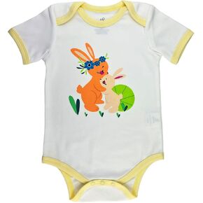 Organic Cotton Baby Sleeveless Footless Romper, Animal Print