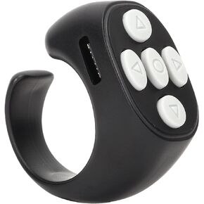 Upgrade Bluetooth Remote Control Page Turner, Video Scrolling Ring and Camera Shutter Remote, Ring Camera Shutter Remote Control