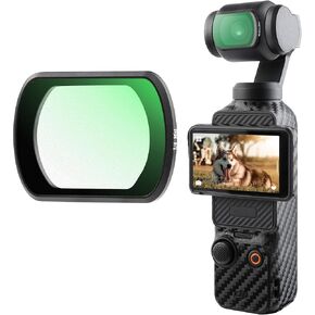 Walking Way Magnetic Black Diffusion 1/4 Filter for DJI Osmo Pocket 3 Soft Dreamy Cinematic Effect Filters for Video/Vlog/Portrait/Photography HD Optical Glass/Multi-Coated/Aluminum Frame