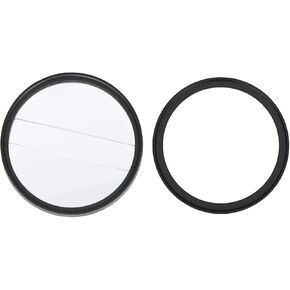 62mm Double Split Diopter Filter, Anti Oil Coating Layer Double Split Diopter Glass Lens Filter, Enhanced Blur Effect Special Effects Filter for Mirrorless Camera SLR Camera