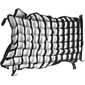 Yctze 50x70cm Foldable Softbox Cellular Grid Mesh for Lighting Controls Modifiers Accessories