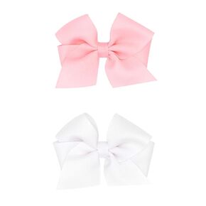 PLH Two Pack Small Front Tail Grosgrain Bow