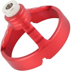 Woodworking Vertical Hole Puncher, Drill Bit Jig, Straight Angle Drill Punch Locator Vertical Drilling Fixture, Hole Drilling, jigs (Red)